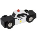 CLASSIC WORLD Drewniane Samochodziki Policja Straż Laweta Zestaw 3 szt.