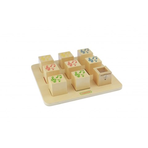 MASTERKIDZ Drewniany Sorter Sensoryczny Łączenie Dźwięków Montessori MASTERKIDZ Drewniany Sorter Sensoryczny Łączenie Dźwięków Montessori
