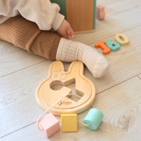 CLASSIC WORLD Pastelowy Zestaw dla Niemowląt Box Pierwsze Zabawki do Nauki od 12 do 18 miesiąca