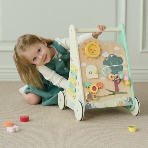 CLASSIC WORLD Drewniany Pchacz Multifunkcyjny 8w1 "Leśny Chodzik"