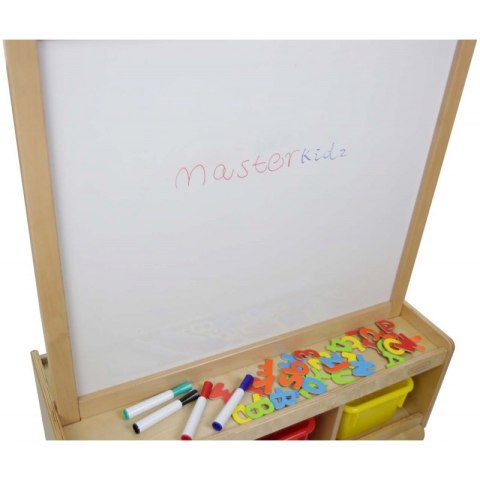 MASTERKIDZ Dwustronna Tablica Kredowa i Magnetyczna Do Pisania MASTERKIDZ Dwustronna Tablica Kredowa i Magnetyczna Do Pisania