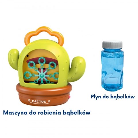 WOOPIE Kaktusowa Elektryczna Maszyna Do Bąbelków Efekty Dźwiękowe i Świetlne WOOPIE Kaktusowa Elektryczna Maszyna Do Bąbelków Efekty Dźwiękowe i Świetlne