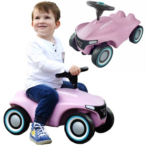 BIG Różowy Jeżdzik Pchacz Bobby Car Neo Pink Dla Dzieci BIG Różowy Jeżdzik Pchacz Bobby Car Neo Pink Dla Dzieci