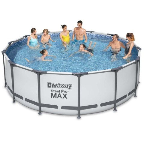 Basen ogrodowy stelażowy 457 x 122 cm 11w1 Bestway 56438 Basen ogrodowy stelażowy 457 x 122 cm 11w1 Bestway 56438