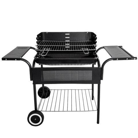 Grill ogrodowy metalowe półki regulacja rusztu koła MultiGarden Grill ogrodowy metalowe półki regulacja rusztu koła MultiGarden