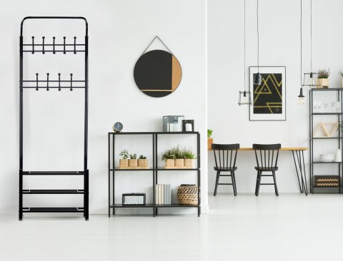Wieszak na ubrania + szafka regał półka na buty ModernHome Wieszak na ubrania + szafka regał półka na buty ModernHome