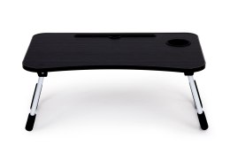 Podstawka pod laptopa stolik do łóżka 60x40 cm czarna ModernHome