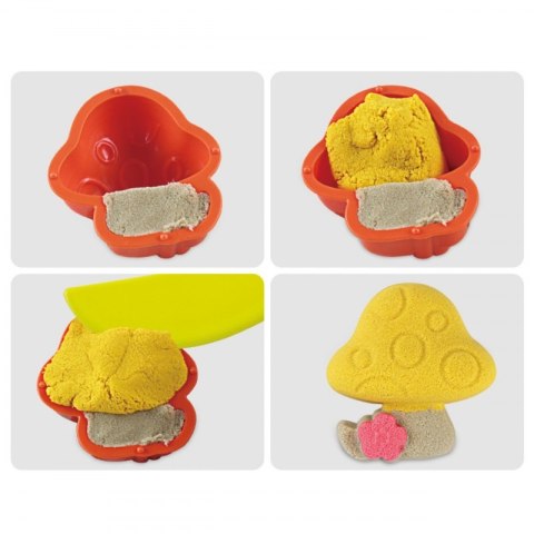 WOOPIE Piasek Kinetyczny 0,8 kg Zestaw w Koszyku z Foremkami + Basen WOOPIE Piasek Kinetyczny 0,8 kg Zestaw w Koszyku z Foremkami + Basen