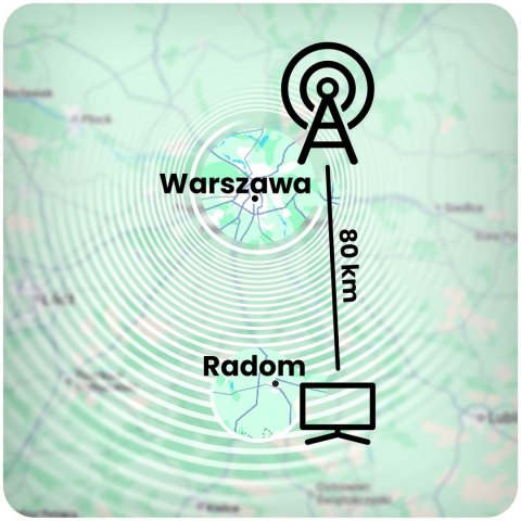 Antena zewnętrzna kierunkowa TV ultra HD 4K Berdsen BD-950 Antena zewnętrzna kierunkowa TV ultra HD 4K Berdsen BD-950