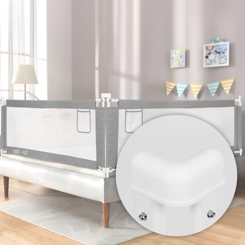 Barierka ochronna na łóżko 150 cm osłona zabezpieczenie dla dzieci ECOTOYS Barierka ochronna na łóżko 150 cm osłona zabezpieczenie dla dzieci ECOTOYS