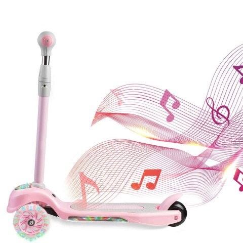 Hulajnoga trójkołowa Ricokids Piko - różowa