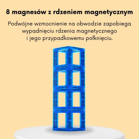 WOOPIE Przestrzenne Klocki Magnetyczne Nauka Liczb 70 Elementów WOOPIE Przestrzenne Klocki Magnetyczne Nauka Liczb 70 Elementów