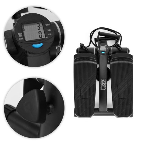 Stepper z ekspanderami do ćwiczeń fitness licznik wyświetlacz ModernHome Stepper z ekspanderami do ćwiczeń fitness licznik wyświetlacz ModernHome