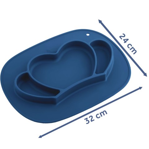 Talerzyk dla dzieci silikonowy do karmienia korona Ricokids