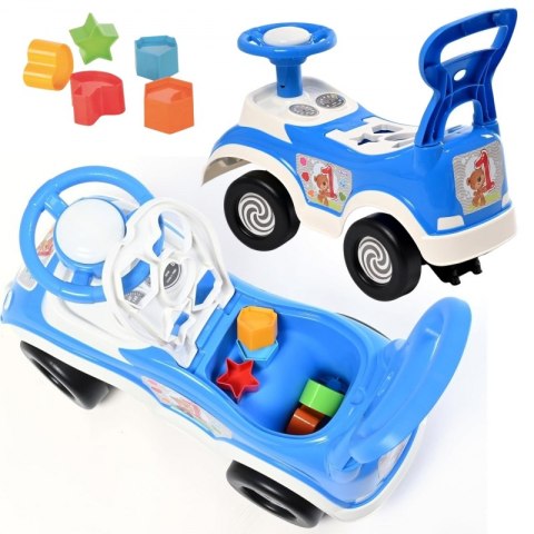 WOOPIE Jeździk 4w1 Sorter Pchacz Chodzik + Klakson Schowek WOOPIE Jeździk 4w1 Sorter Pchacz Chodzik + Klakson Schowek