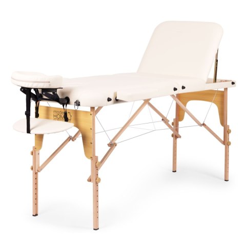 Drewniany stół do masażu i rehabilitacji 3-segmentowy składany w walizkę + torba ModernHome Drewniany stół do masażu i rehabilitacji 3-segmentowy składany w walizkę + torba ModernHome