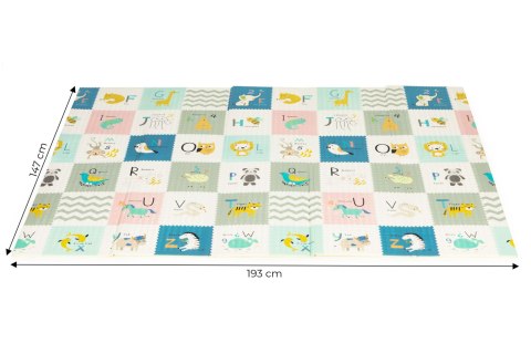 Mata piankowa edukacyjna dwustronna składana duża torba ECOTOYS Mata piankowa edukacyjna dwustronna składana duża torba ECOTOYS
