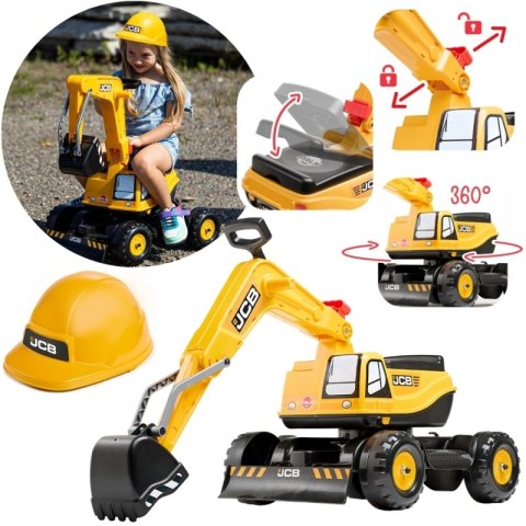 FALK Koparka JCB DIGGER Obrotowa Żółta Ruchoma Łyżka Od 3 Lat. FALK Koparka JCB DIGGER Obrotowa Żółta Ruchoma Łyżka Od 3 Lat.