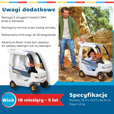 LITTLE TIKES Jeździk Cozy Coupe - Łazik Kosmiczny LITTLE TIKES Jeździk Cozy Coupe - Łazik Kosmiczny