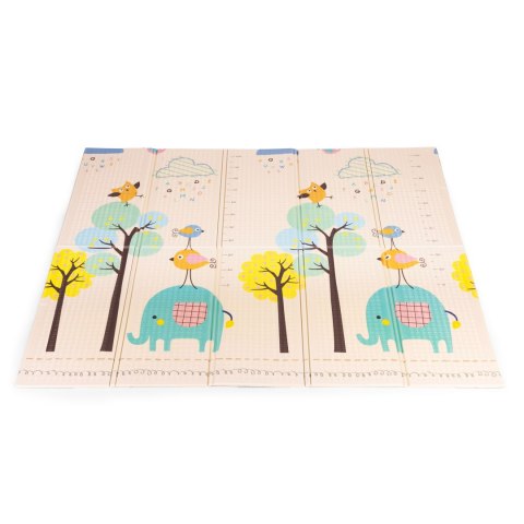 Mata piankowa dla dzieci 200x180 cm edukacyjna dwustronna składana miarka wzrostu alfabet ECOTOYS Mata piankowa dla dzieci 200x180 cm edukacyjna dwustronna składana miarka wzrostu alfabet ECOTOYS