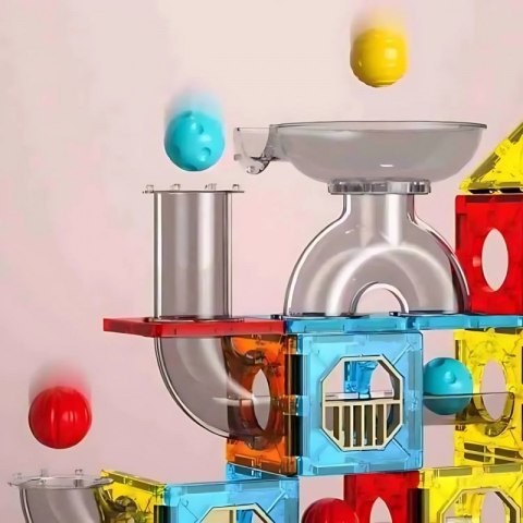 WOOPIE Klocki Magnetyczne Konstrukcyjne 3D Zestaw Edukacyjny Tor Kulkowy 113 el. WOOPIE Klocki Magnetyczne Konstrukcyjne 3D Zestaw Edukacyjny Tor Kulkowy 113 el.