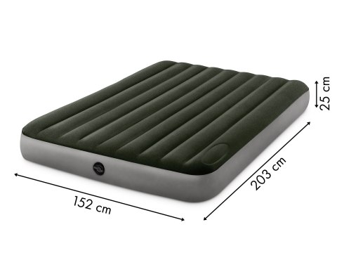 Duży materac dmuchany 203x152 cm dwuosobowy z pompką INTEX 64763 Duży materac dmuchany 203x152 cm dwuosobowy z pompką INTEX 64763