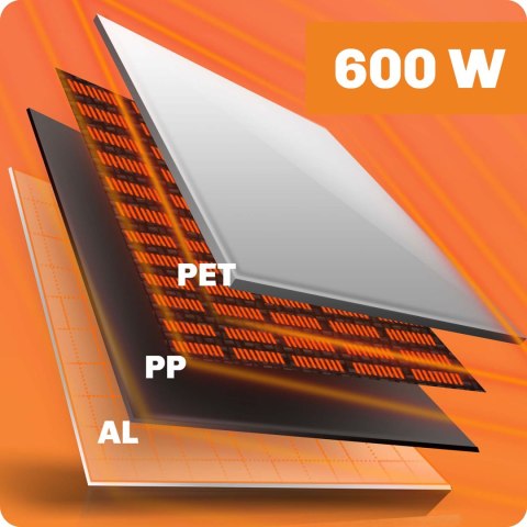 Grzejnik na podczerwień promiennik 600 W Berdsen BD-980 Grzejnik na podczerwień promiennik 600 W Berdsen BD-980