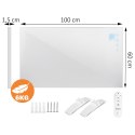 Grzejnik na podczerwień promiennik 600 W Berdsen BD-981 pilot WiFi aplikacja