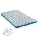 Materac dmuchany dwuosobowy kempingowy 193x127x17 cm łóżko z zagłówkiem INTEX 67999