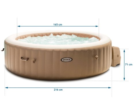 Nadmuchiwane SPA basen z hydromasażem 6 os. 216x71 cm akcesoria premium INTEX 28428 Nadmuchiwane SPA basen z hydromasażem 6 os. 216x71 cm akcesoria premium INTEX 28428