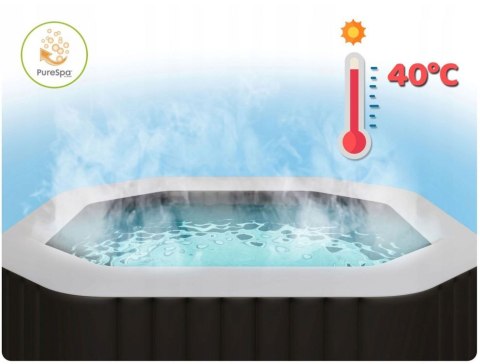 Nadmuchiwane SPA kwadratowe basen z hydromasażem 6 os. 196x71 cm akcesoria premium INTEX 28472 Nadmuchiwane SPA kwadratowe basen z hydromasażem 6 os. 196x71 cm akcesoria premium INTEX 28472