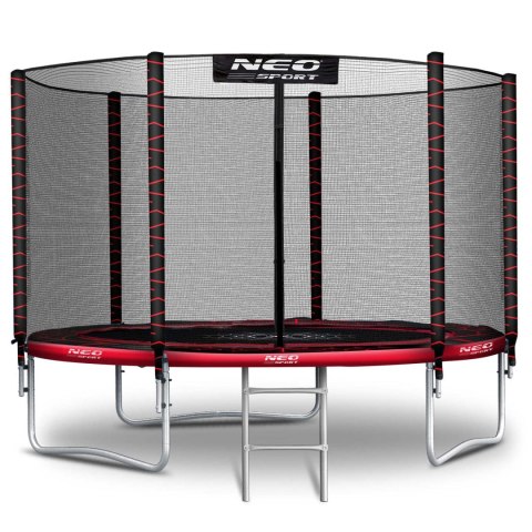 Trampolina ogrodowa 10ft/312cm z siatką zewnętrzną i drabinką Neo-Sport Trampolina ogrodowa 10ft/312cm z siatką zewnętrzną i drabinką Neo-Sport