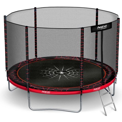 Trampolina ogrodowa 10ft/312cm z siatką zewnętrzną i drabinką Neo-Sport Trampolina ogrodowa 10ft/312cm z siatką zewnętrzną i drabinką Neo-Sport