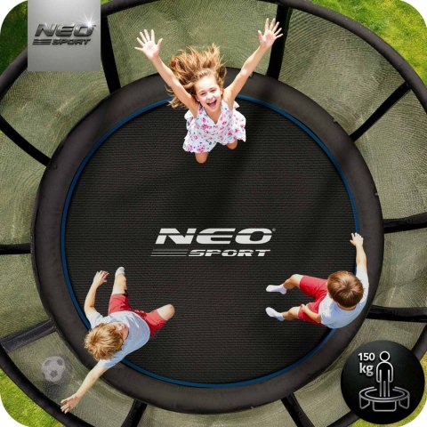 Trampolina ogrodowa 10ft/312cm z siatką zewnętrzną i drabinką Neo-Sport Trampolina ogrodowa 10ft/312cm z siatką zewnętrzną i drabinką Neo-Sport