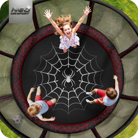 Trampolina ogrodowa 12ft/374cm z siatką zewnętrzną i drabinką Neo-Sport Trampolina ogrodowa 12ft/374cm z siatką zewnętrzną i drabinką Neo-Sport