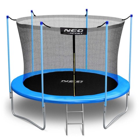 Trampolina ogrodowa 8ft/252cm z siatką wewnętrzną i drabinką Neo-Sport Trampolina ogrodowa 8ft/252cm z siatką wewnętrzną i drabinką Neo-Sport