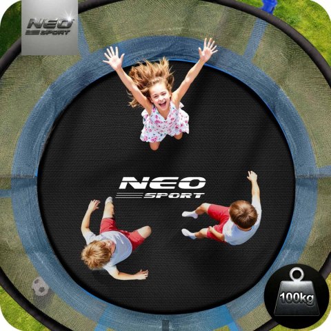Trampolina ogrodowa 8ft/252cm z siatką wewnętrzną i drabinką Neo-Sport Trampolina ogrodowa 8ft/252cm z siatką wewnętrzną i drabinką Neo-Sport