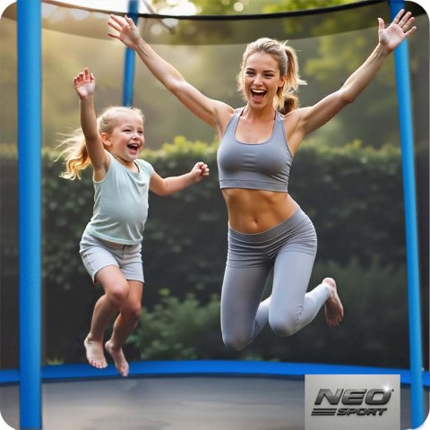 Trampolina ogrodowa 8ft/252cm z siatką wewnętrzną i drabinką Neo-Sport Trampolina ogrodowa 8ft/252cm z siatką wewnętrzną i drabinką Neo-Sport