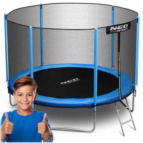 Trampolina ogrodowa 8ft/252cm z siatką zewnętrzną i drabinką Neo-Sport Trampolina ogrodowa 8ft/252cm z siatką zewnętrzną i drabinką Neo-Sport