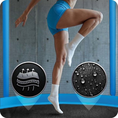 Trampolina ogrodowa 8ft/252cm z siatką zewnętrzną i drabinką Neo-Sport Trampolina ogrodowa 8ft/252cm z siatką zewnętrzną i drabinką Neo-Sport