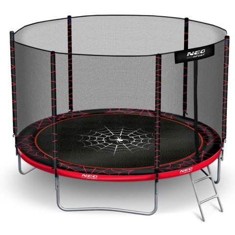Trampolina ogrodowa 8ft/252cm z siatką zewnętrzną i drabinką Neo-Sport Trampolina ogrodowa 8ft/252cm z siatką zewnętrzną i drabinką Neo-Sport