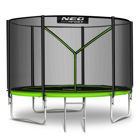 Trampolina ogrodowa 8ft/252cm z siatką zewnętrzną i drabinką Neo-Sport Trampolina ogrodowa 8ft/252cm z siatką zewnętrzną i drabinką Neo-Sport