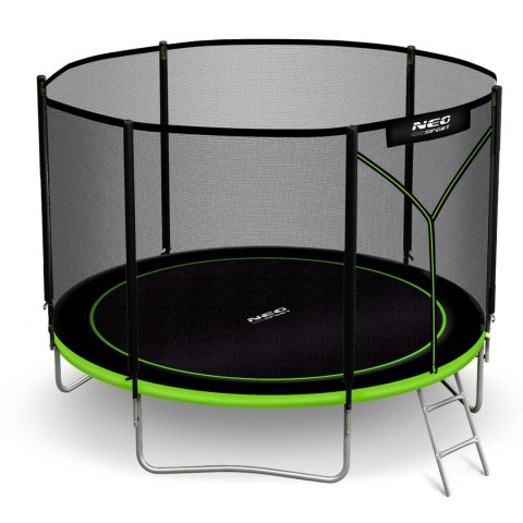 Trampolina ogrodowa 8ft/252cm z siatką zewnętrzną i drabinką Neo-Sport Trampolina ogrodowa 8ft/252cm z siatką zewnętrzną i drabinką Neo-Sport