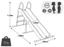 Zjeżdżalnia dla dzieci ogrodowa ślizg 183 cm stal tworzywo INTEX 44106
