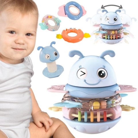 WOOPIE Baby Wańka Wstańka Zabawka Sensoryczna 2w1 Grzechotka Gryzak WOOPIE Baby Wańka Wstańka Zabawka Sensoryczna 2w1 Grzechotka Gryzak