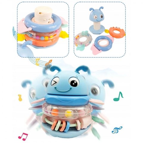 WOOPIE Baby Wańka Wstańka Zabawka Sensoryczna 2w1 Grzechotka Gryzak WOOPIE Baby Wańka Wstańka Zabawka Sensoryczna 2w1 Grzechotka Gryzak