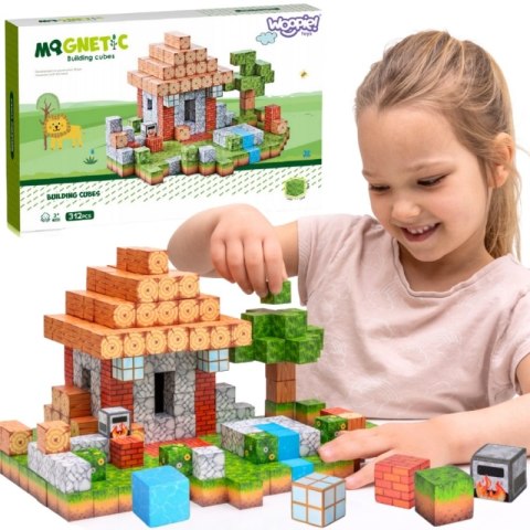 WOOPIE Klocki Magnetyczne Konstrukcyjne Świat Klocków 108 el. WOOPIE Klocki Magnetyczne Konstrukcyjne Świat Klocków 108 el.