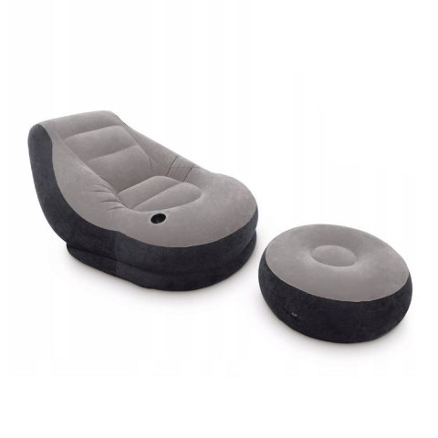 Fotel dmuchany sofa z podnóżkiem 1-osobowa INTEX 68564 Fotel dmuchany sofa z podnóżkiem 1-osobowa INTEX 68564