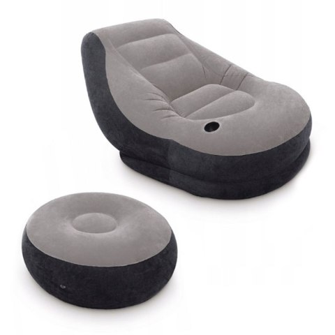Fotel dmuchany sofa z podnóżkiem 1-osobowa INTEX 68564 Fotel dmuchany sofa z podnóżkiem 1-osobowa INTEX 68564