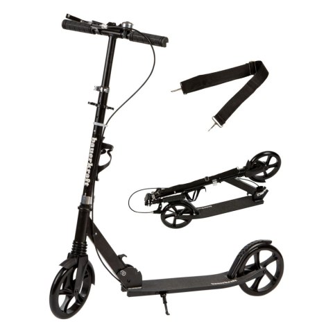 Hulajnoga miejska dla dzieci i młodzieży składana regulacja wysokości 95-105 cm koła 200 mm uchwyt na bidon Hulajnoga miejska dla dzieci i młodzieży składana regulacja wysokości 95-105 cm koła 200 mm uchwyt na bidon